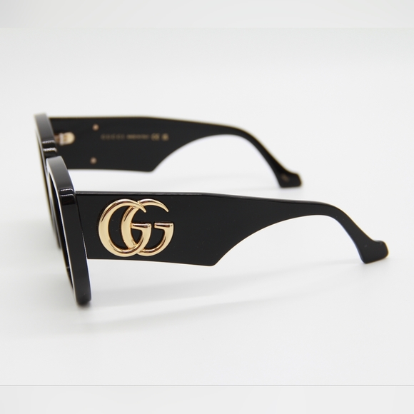 NEW GUCCI SUNGLASSES  GG0956S 003 WOMEN BLACK GUCCI EYEWEAR - Picture 4 of 12